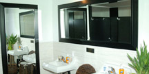 Elegant new women's restroom