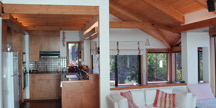 Open space planning makes the house appear larger than it is