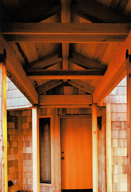 A Bridge Connects the Garage to the House