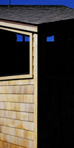 View of the stair which gives the home its name, Seahawk