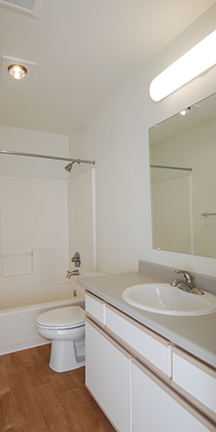 Renovated bathroom
