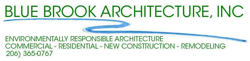 Blue Brook Architecture, Seattle area residential and commercial architects