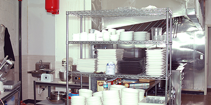 Efficient restaurant kitchen