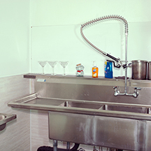 View of the scullery
