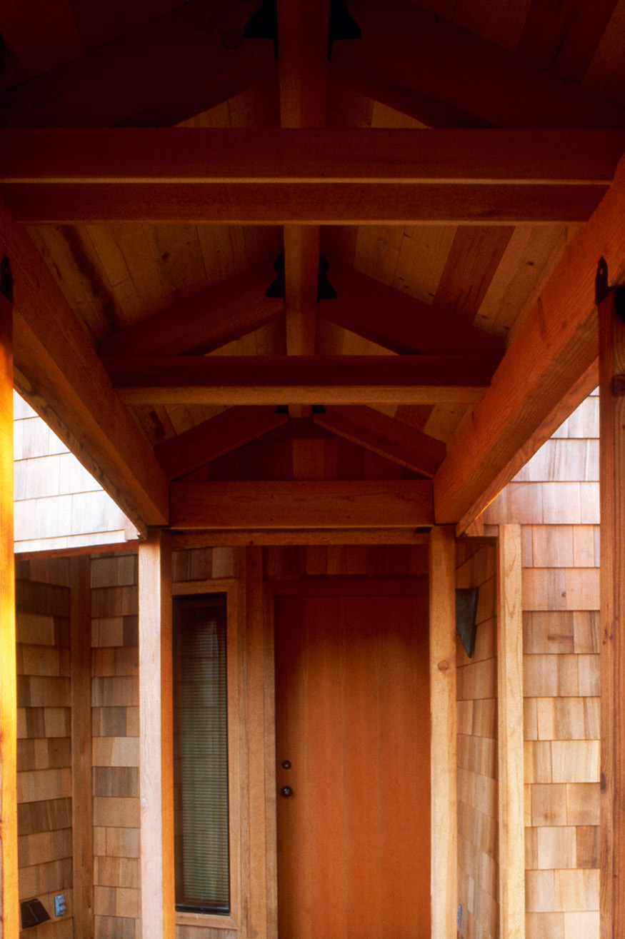 A Bridge Connects the Garage to the House