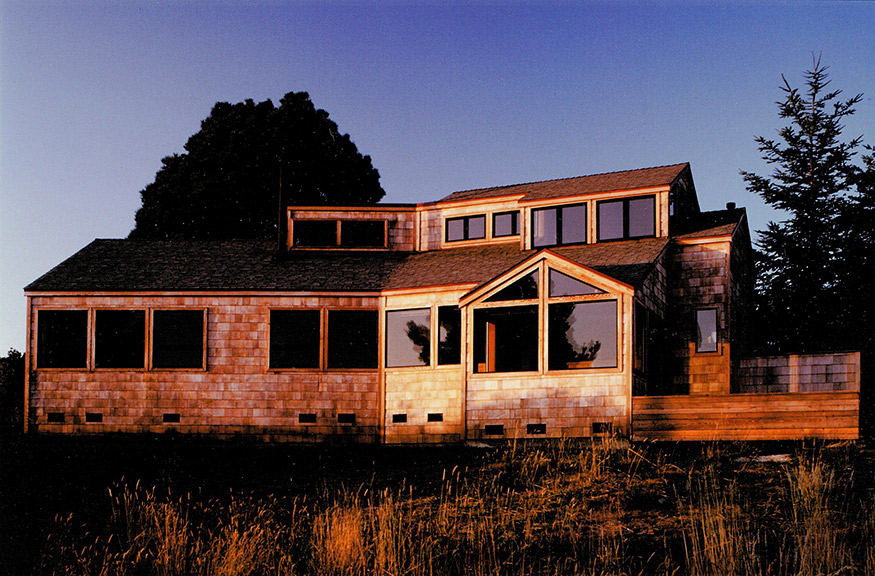 Solar house south side