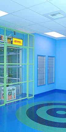 View of mailboxes