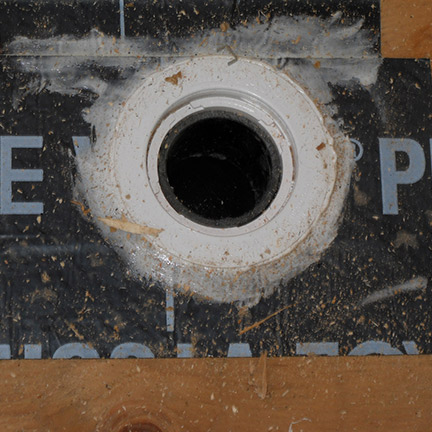 Wall penetration sealing