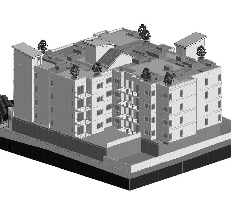 Green condominium apartment scheme D
