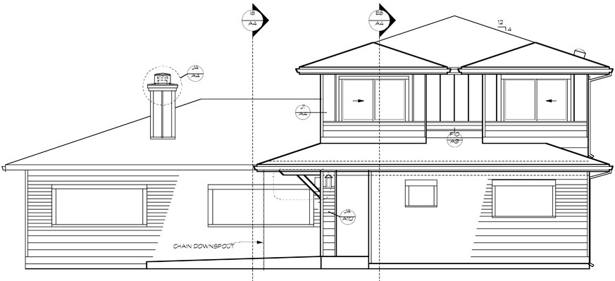 Lynnwood house addition front view
