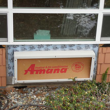 apartment heat pump installation