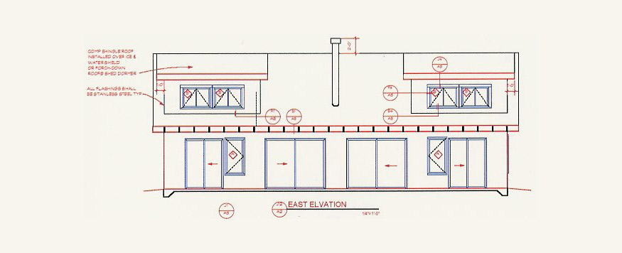 Small house east elevation