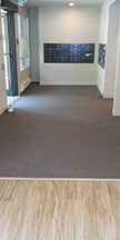 Lobby with accessible mailboxes