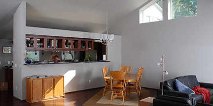 Simple modern living room