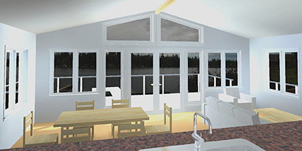 Simple living room