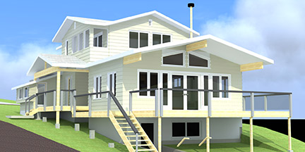 Traditional home transformed to modern